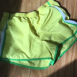 Bright Yellow Gym Shorts